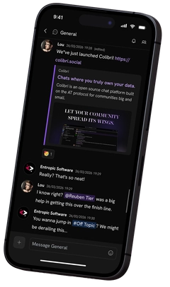 The Colibri app on a phone.